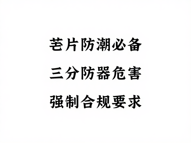 电子元件防潮必备,三分线取景与专业定制配件指南