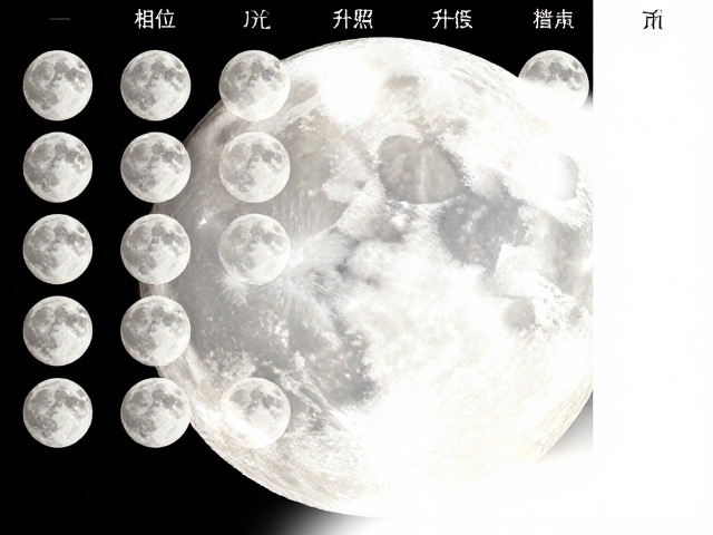 月亮相位与升起落下时间查询,实时光照角度与光线数据查看指南