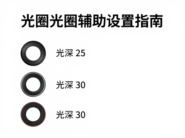 光圈数值与景深的从属关系
