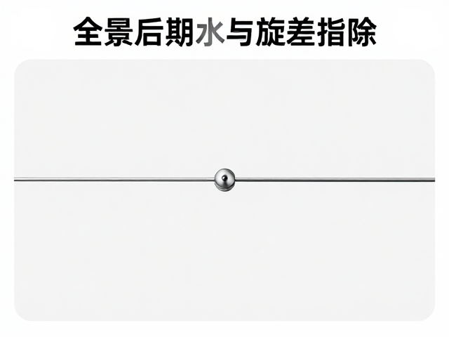 旋转轴心校正与视差消除策略