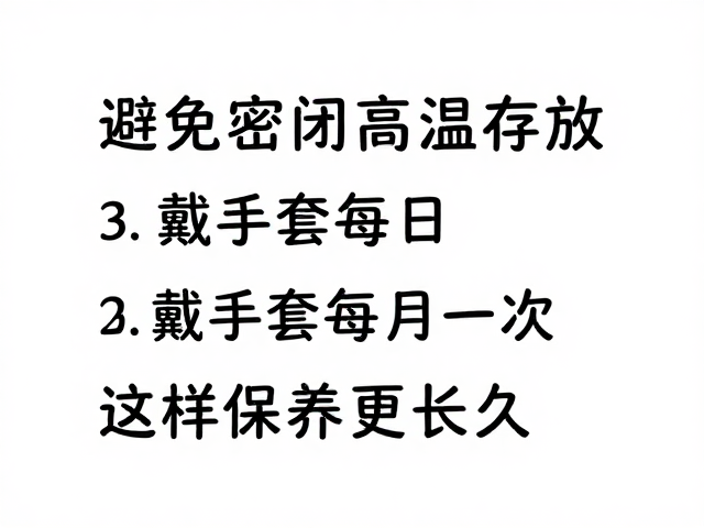 科学存放策略与长期保持