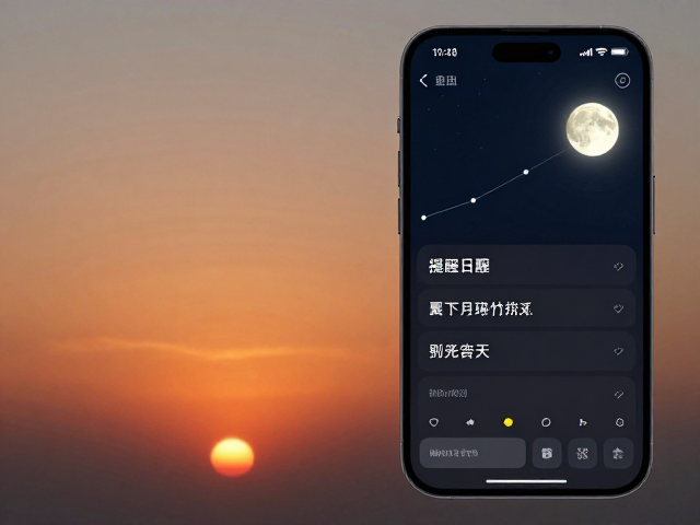 日出日落时间查询与月光轨迹模拟,智能推送提醒助您精准规划行程
