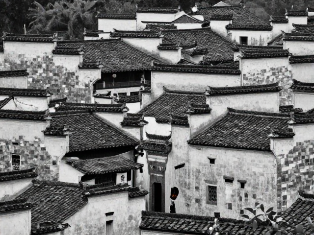 长焦70-200mm定格古村落遗迹,旅途瞬间抓拍技巧