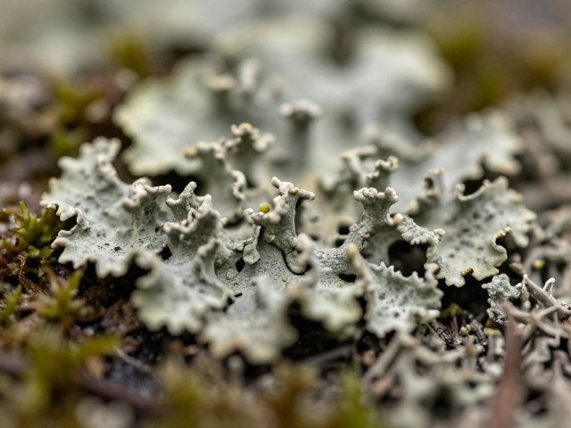 苔藓地衣微距拍摄,手动精确对焦与背景虚化效果深度分析