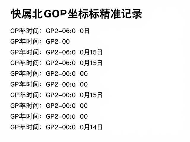 摄影必备,拍摄环境备注与GPS坐标精准记录,附光线时间建议