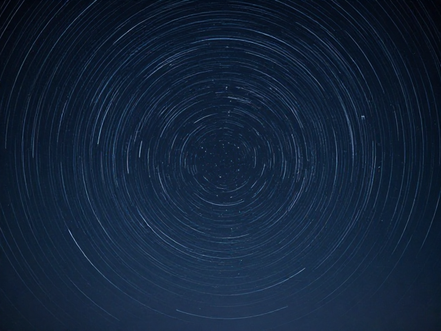星空星轨摄影构图,极简留白技巧,打造视觉大片
