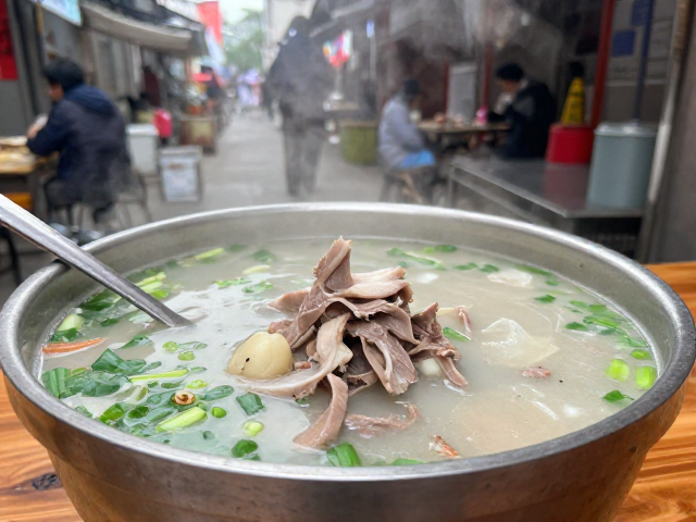 街头巷尾的隐藏美味：顺庆羊肉汤的清晨仪式