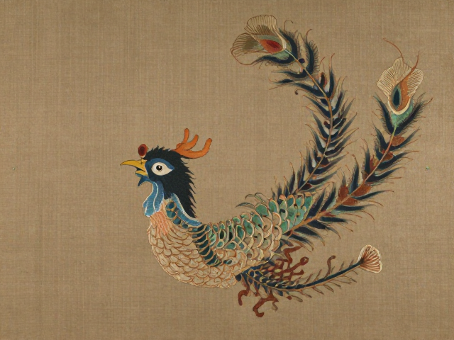 元代刺绣凤纹工艺设计，传统技法中的防虫防霉智慧与美学
