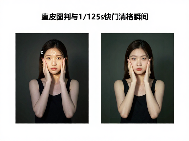 环境人像测光技巧,直方图判读与1/125s快门定格清晰瞬间