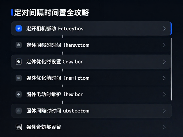 固件优化与系统级连接维护