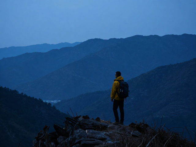 山地场景的构图策略与光影捕捉