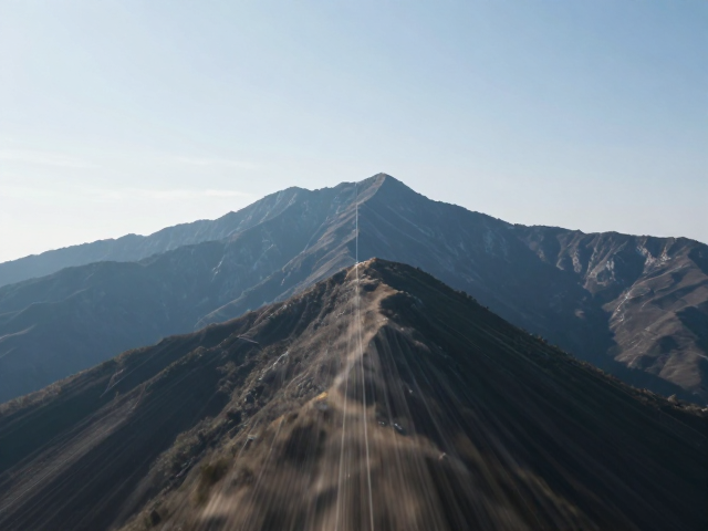 视线引导:构建从前景到主体的路径