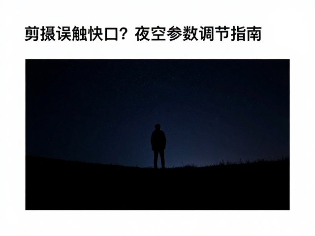 剪影拍摄误触快门?夜空参数调节指南,一键锁定绝美剪影