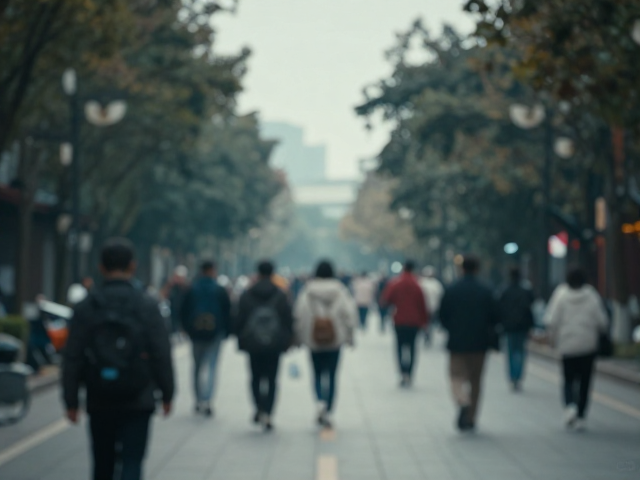 远景大气透视怎么设?参数参考,人流虚化技巧,打造电影感大片