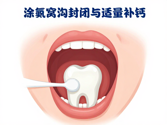 儿童龋齿预防,涂氟窝沟封闭与适量补钙,守护宝宝牙齿健康