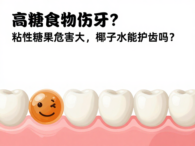 粘性糖果对牙齿结构的具体影响