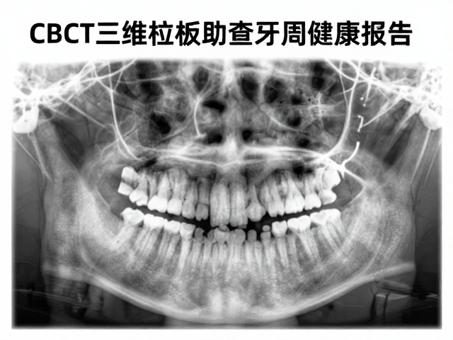 CBCT三维重建助查牙周健康报告,精准识别口腔癌前病变