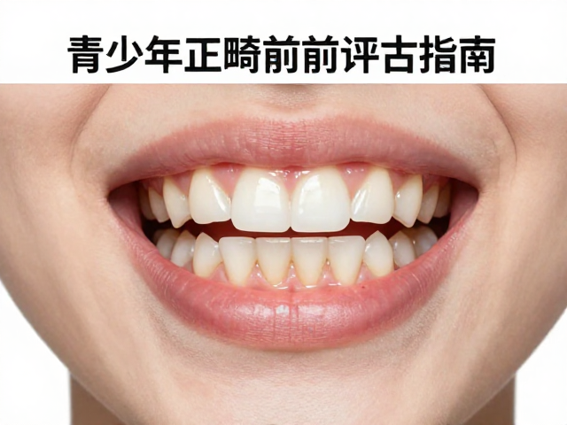 青少年正畸前评估的核心逻辑与临床必要性
