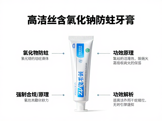 高洁丝含氟化钠防蛀牙膏，氟化物防蛀原理与功效解析