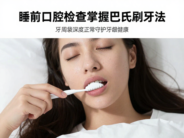 睡前口腔检查：夜间自测的关键动作