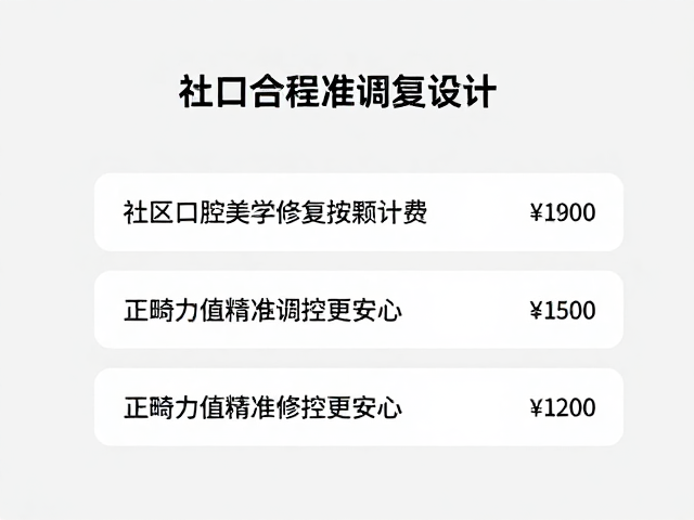 按颗计费模式重塑诊疗透明度