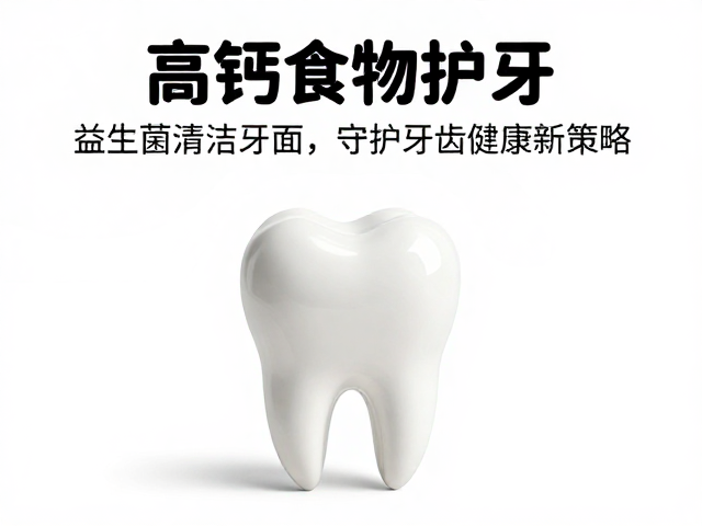 高钙食物构建牙齿坚固防线