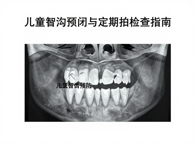儿童智齿预防,涂氟窝沟封闭与定期拍片检查指南