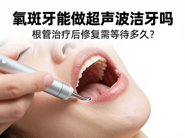 氟斑牙患者的超声波洁牙可行性分析