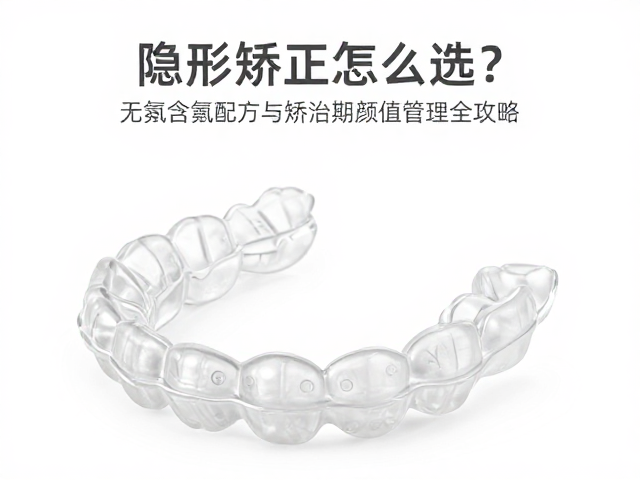隐形矫正器怎么选？无氟含氟配方与矫治期颜值管理全攻略