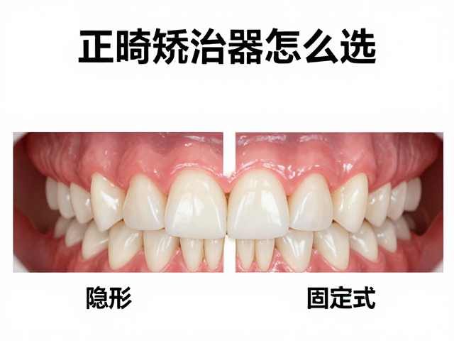 正畸矫治器怎么选:隐形与固定式的核心差异