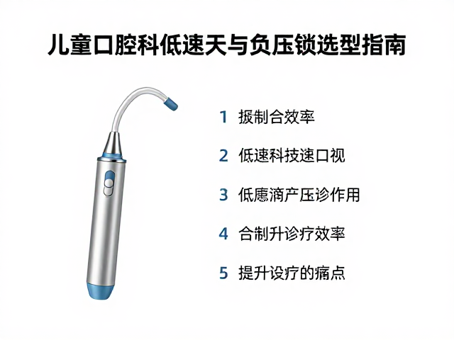 儿童口腔科低速手机与负压吸引器选型指南,提升诊疗效率