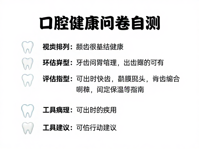 自测结果的解读与行动建议