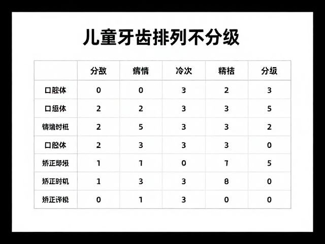 儿童牙齿排列不齐?结合口腔发育报告与病情分级,精准评估矫正时机