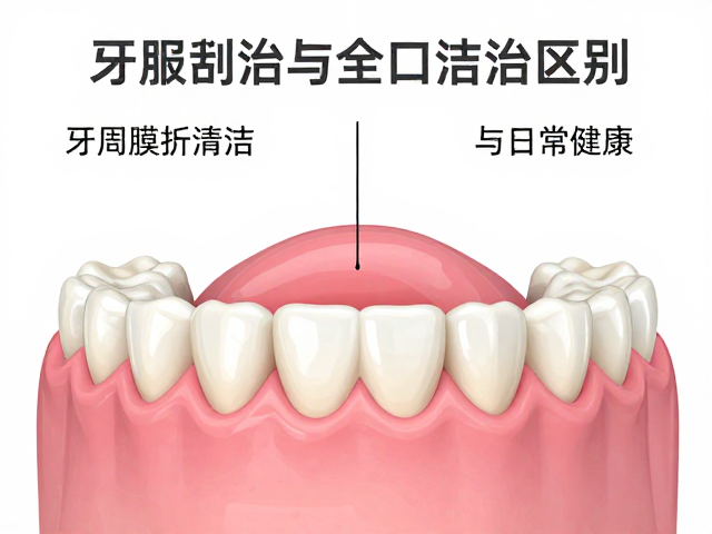牙龈刮治与全口洁治区别，深入解析牙周膜护理与口腔健康