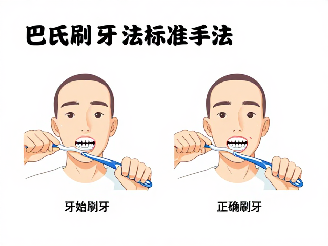 巴氏刷牙法标准教程,掌握正确手法,轻松拥有清新口气