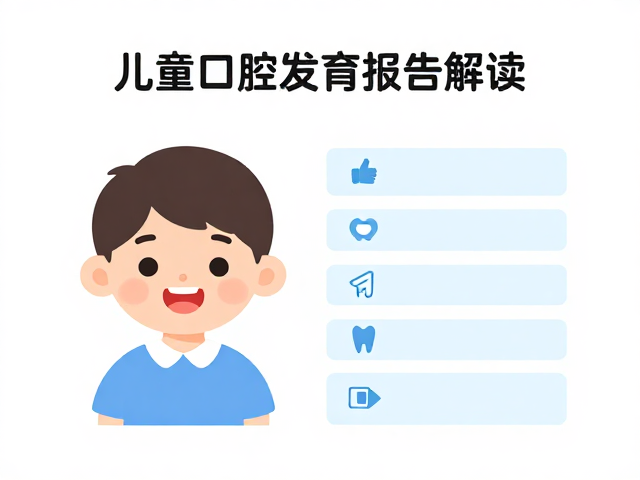 儿童口腔发育报告解读,结合患者基本信息,揭秘定期复查的重要性