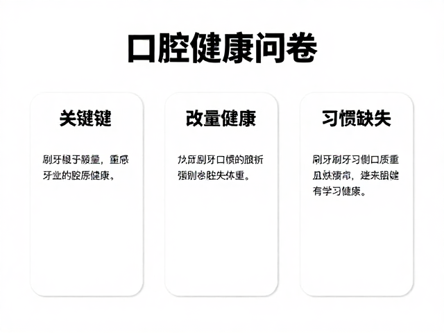 3步改善口腔健康:从认知到行动的重构