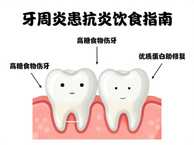 高糖饮食对牙周组织的破坏机制