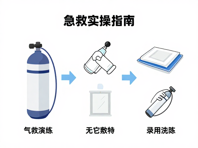 急救演练用氧气瓶和无菌敷料?3步模拟实操指南,新手必看
