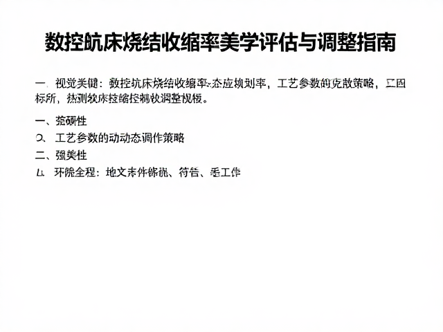 工艺参数的动态调整策略