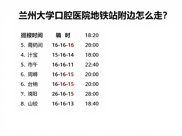 周边配套设施与便民信息