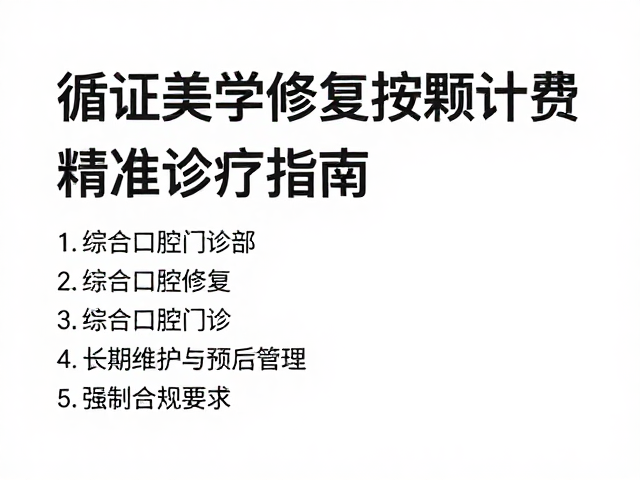 长期维护与预后管理