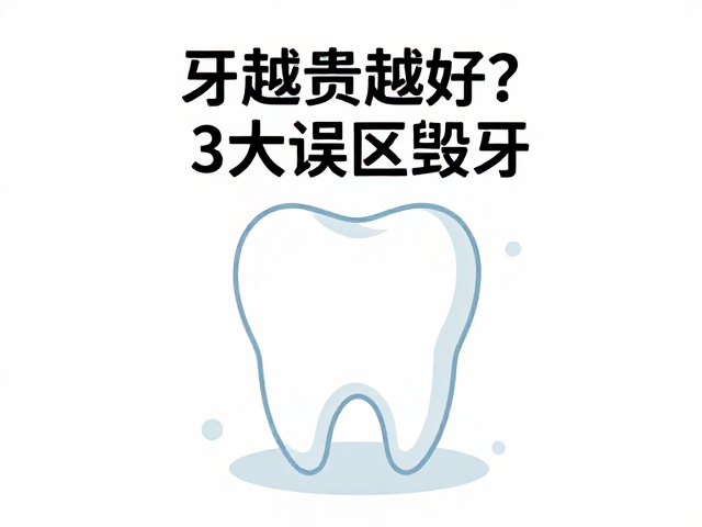 牙越贵越好？刷牙30秒无症状不查？3大误区毁牙！