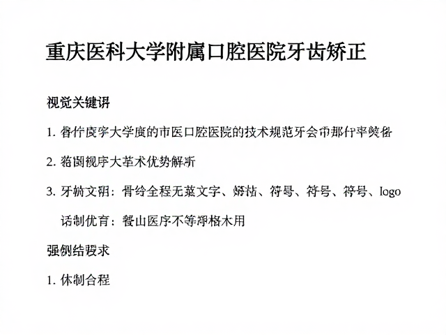 重庆医科大学附属口腔医院的技术规范与安全标准