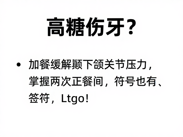 两次正餐间的控糖执行策略