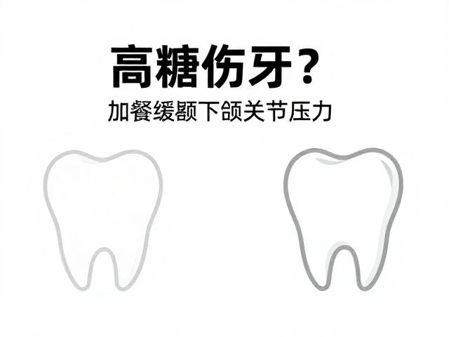 利用加餐分散咀嚼负荷