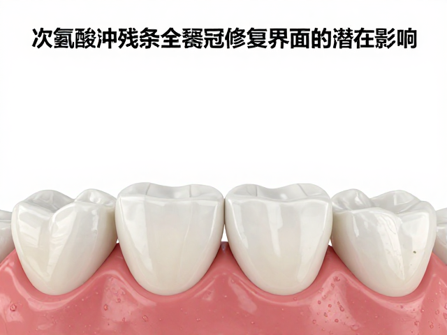 次氯酸钠残留对全瓷冠修复界面的潜在影响