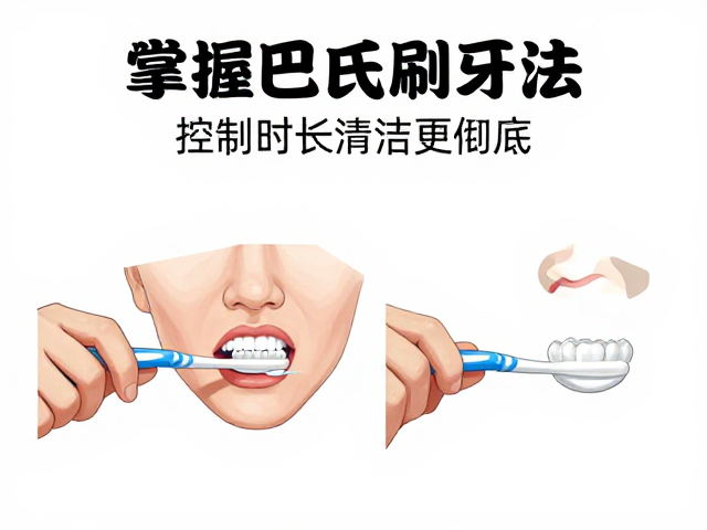 巴氏刷牙法的核心动作要领