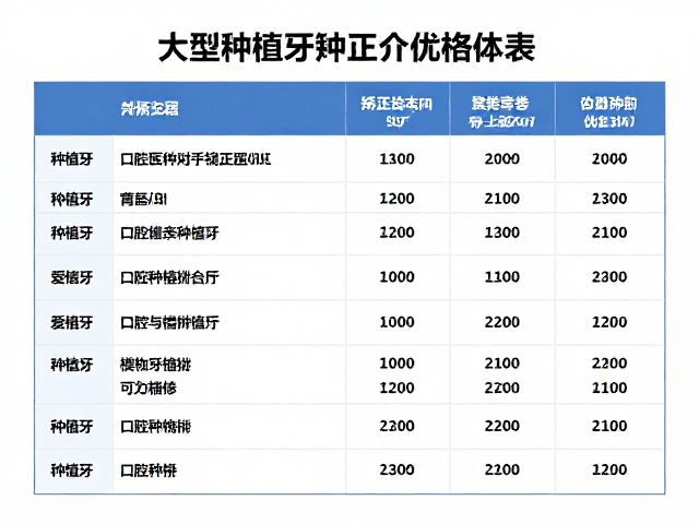 大型连锁诊所种植牙与矫正价格及优势解析