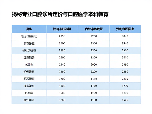 隐形矫正的市场定价逻辑与成本构成